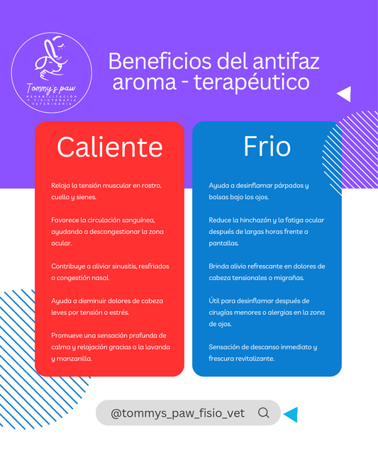 Antifaz herbal con funda lavable